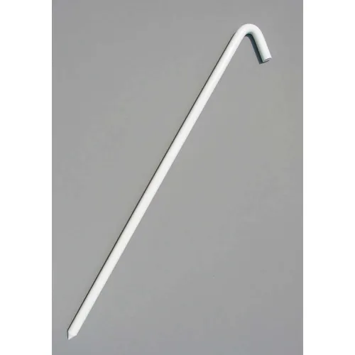 24" Hook Stake, Bright White