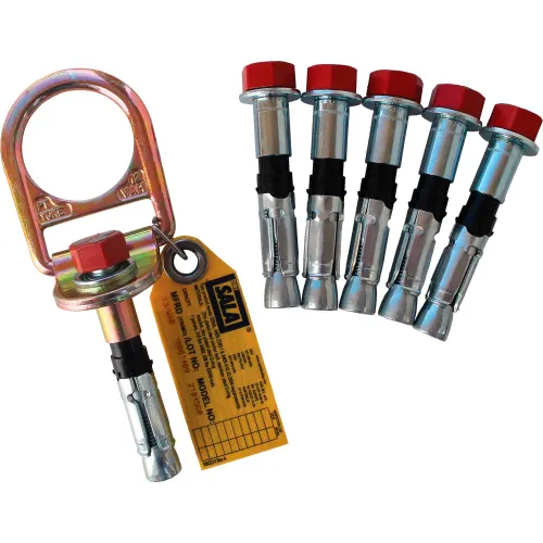3M™ DBI-SALA® 2104561 Concrete D-ring Anchor, 5 Extra Bolts, Fixed, 310 Cap Lbs