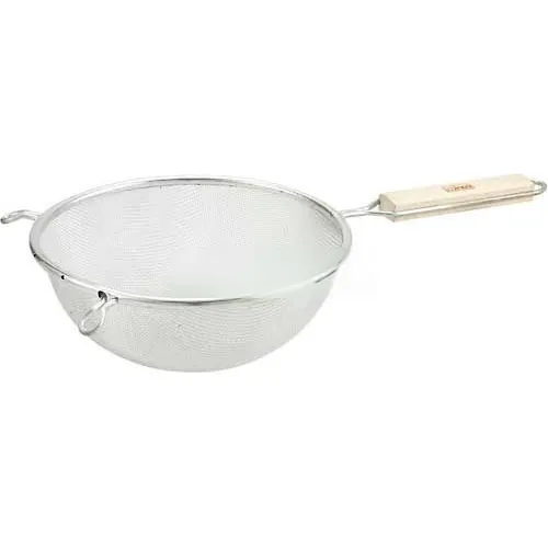 Winco MSTF-8S Fine Single Mesh, 8" Diameter, Stainless Steel - Pkg Qty 12