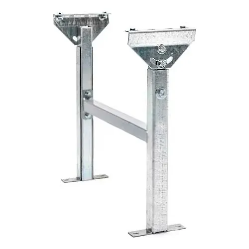 Adjustable H-Brace Support 18"W x 15"-23"H for UNEX® JRS Roller & SW Skatewheel Conveyors