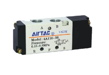 Airtac 4A110-06: Air Pilot Valve, 5 Way - 4A11006T