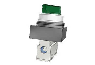 Airtac CM3HS-06: Manual Valve, 3 Way - CM3HS06G