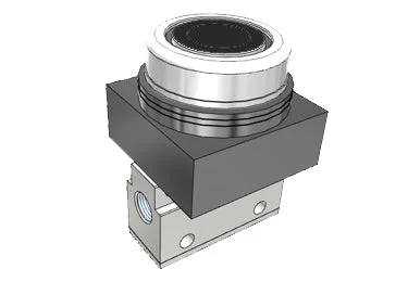 Airtac CM3PF-08: Manual Valve, 3 Way - CM3PF08B