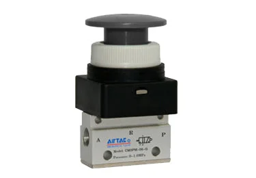 Airtac CM3PM-05: Manual Valve, 3 Way - CM3PM05B