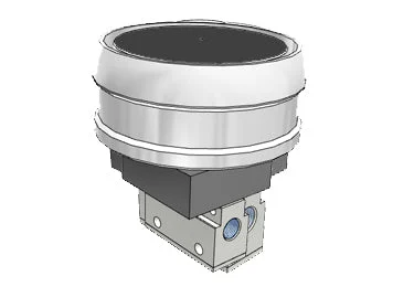 Airtac CM3PMX-05: Manual Valve, 3 Way - CM3PMX05B
