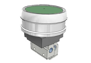 Airtac CM3PMX-06: Manual Valve, 3 Way - CM3PMX06GG