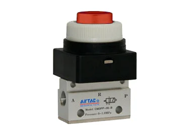 Airtac CM3PP-08: Manual Valve, 3 Way - CM3PP08R