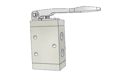 Airtac M3C210-08: Manual Valve, 3 Way - M3C21008T