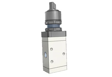 Airtac M3HS210-08: Manual Valve, 3 Way - M3HS21008B