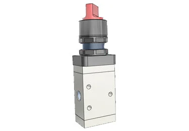 Airtac M3HS210-08: Manual Valve, 3 Way - M3HS21008RG