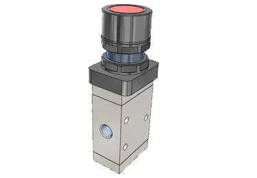 Airtac M3PF110-08: Manual Valve, 3 Way - M3PF21008R