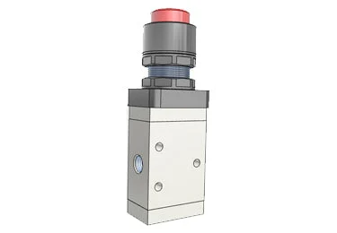 Airtac M3PP110-06: Manual Valve, 3 Way - M3PP11006RT