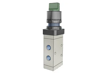 Airtac M5HS210-08: Manual Valve, 5 Way - M5HS21008GG