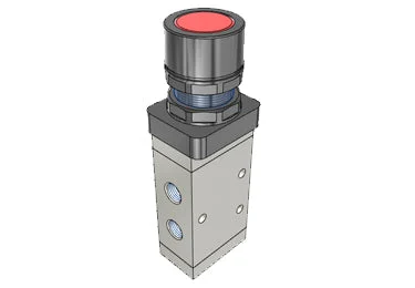 Airtac M5PF110-06: Manual Valve, 5 Way - M5PF11006RG