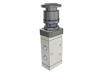 Airtac M5PM210-06: Manual Valve, 5 Way - M5PM21006B