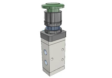 Airtac M5PM210-06: Manual Valve, 5 Way - M5PM21006GG