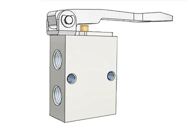 Airtac S3C-06: Manual Valve, 3 Way - S3C06