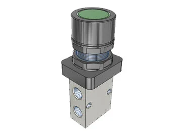 Airtac S3PF-06 Manual Valve, 3 Way - S3PF06G