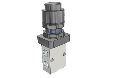 Airtac S3PP-08: Manual Valve, 3 Way - S3PP08BG