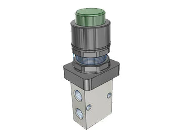 Airtac S3PP-08: Manual Valve, 3 Way - S3PP08GG