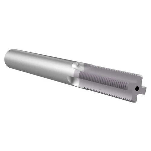 Allied Machine and Engineering TM16BSWCHM | 3/8"-16 BSW x 7.00mm Diameter x 8.00mm Shank x 14.29mm LOC x 64.00mm OAL 5 Flute TiAIN Coated Helical Flute Thread Mill