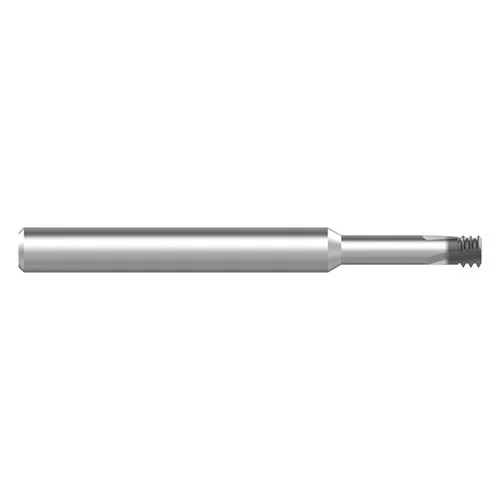 Allied Machine and Engineering TM60100-3T2X | M6x1.0 ISO x 0.183" Diameter x 1.00 Pitch x 0.250" Shank x 2.500" OAL 3 Flute Carbide AM210 Coated Helical Flute Thread Mill