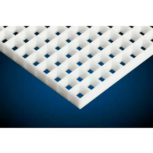 American Louver Polystyrene Eggcrate Core Panel, White, 24" x 48", 1/2" Cell Size, 2 Pack