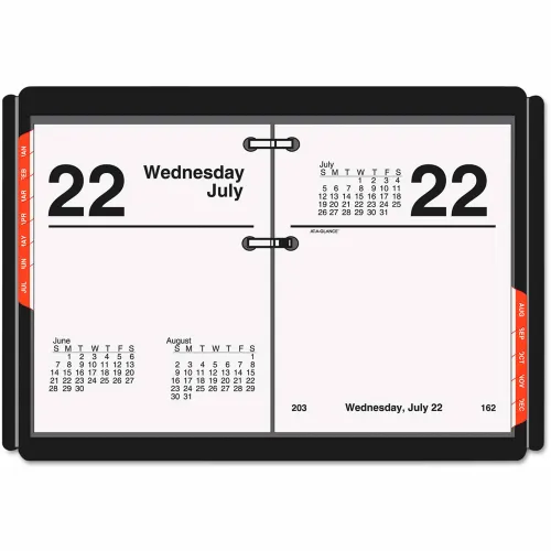 AT-A-GLANCE® Compact Desk Calendar Refill, 3 x 3.75, White Sheets, 12-Month (Jan to Dec): 2026