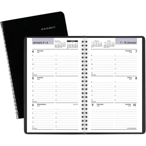 AT-A-GLANCE® DayMinder Block Format Weekly Appointment Book, 8.5 x 5.5, 12-Month (Jan to Dec): 2026