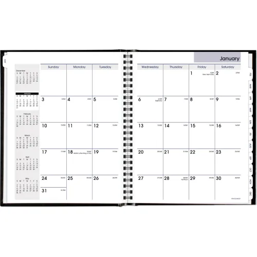 AT-A-GLANCE® DayMinder Hard-Cover Monthly Planner with Memo Section, 12-Month (Jan to Dec): 2026
