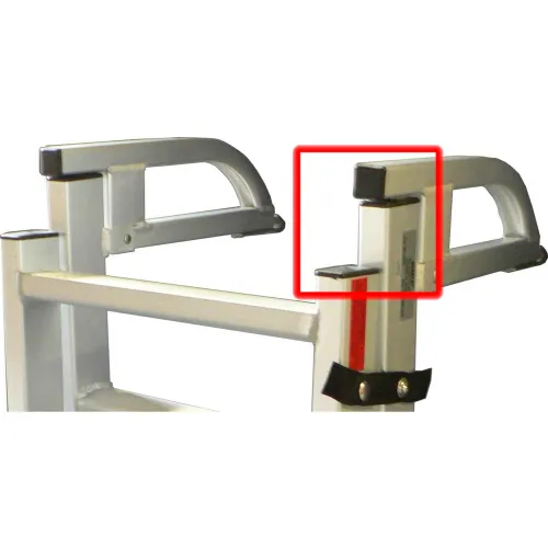 Bearcat 1" X 1" Black End Cap - 2334