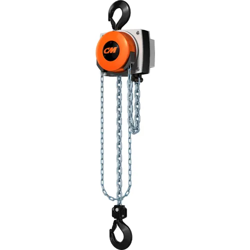 CM Hurricane 360° Hand Chain Hoist, 3 Ton, 10 Ft. Lift