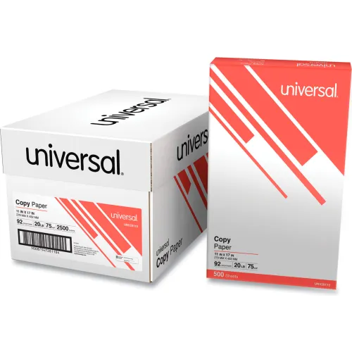 Copy Paper – Universal UNV28110 – White - 11 x 17 - 20 lb. - 2500 Sheets/Carton