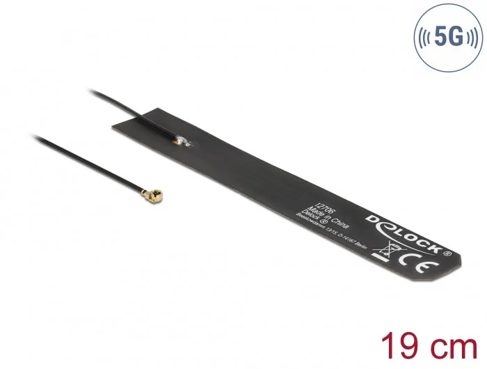 Delock 12706 5G Lte Antenna I-Pex Inc., Mhf I Compatible Plug 0 - 4 Dbi
