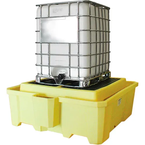 ENPAC® IBC 2000i™ IBC Spill Pallet with Drain 73"L x 80-1/2"W x 29-1/2"H