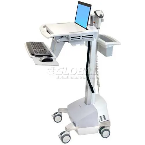 Ergotron® SV42-6101-1 StyleView® Medical Laptop Cart, SLA Powered