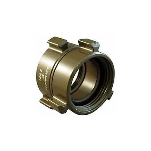 Fire Hose Double Female Swivel Adapter - 1-1/2 In. NH X 1-1/2 In. NH - Aluminum