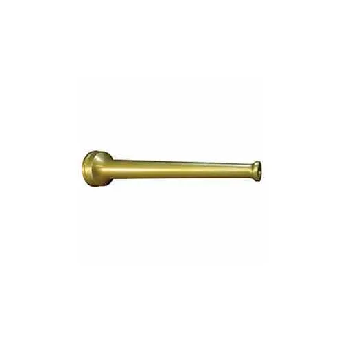 Fire Hose Plain Hose Nozzle - 1-1/2 In. NPSH - Brass