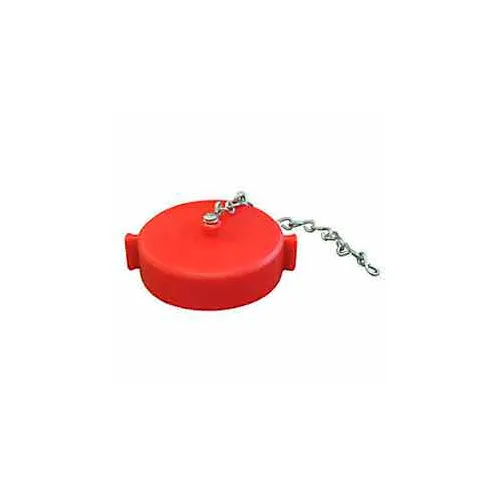 Fire Hose Red Hose Cap - 2-1/2 In. - Universal - Plastic