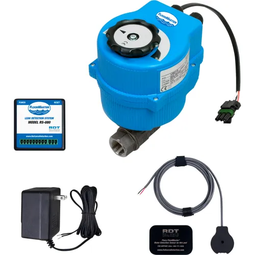 FloodMaster RS-080-1 Total Water Main Shutoff - 1" NPT Full Port Lead-Free Valve