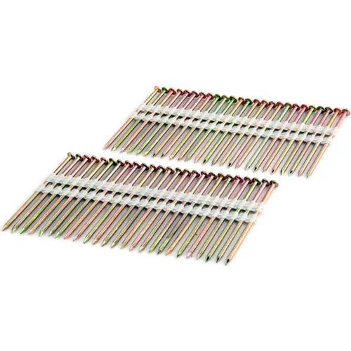 Freeman Framing Nails FR.120-3GRS, 3" x .120", Plastic Collated, Galvanized Ring Shank, 2000/Bx