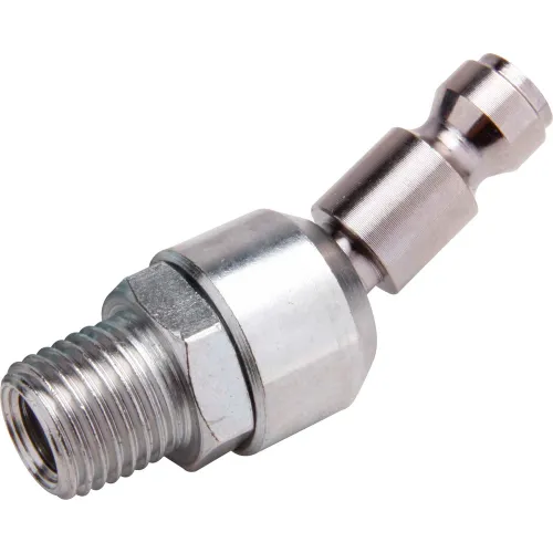 Freeman Male To Male Swivel Automotive Plug Z1414MMSAP, 1/4" x 1/4", Zinc
