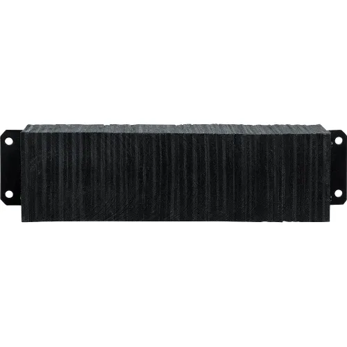 Global lndustrial™ Heavy Duty Dock Bumper, Rectangular 38Wx10H, Black