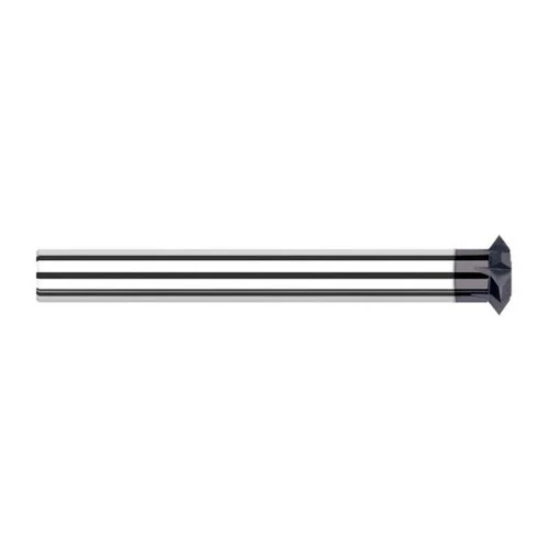 Harvey Tool 16220-C3 | 3/4" Diameter x 0.1440" Width x 1/2" Shank 60 Degree Included Angle AlTiN Coated Solid Carbide Pointed Double Angle Shank Cutter
