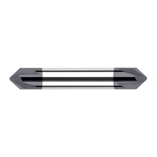 Harvey Tool 18620-C3 | 20 Degree Angle per Side 0.5840" LOC x 0.5000" Shank AlTiN Coated Solid Carbide Deburring Chamfer Mill