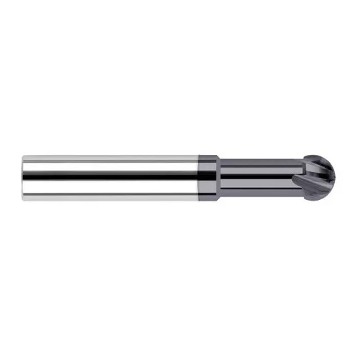 Harvey Tool 22716-C3 | 220 Degree Sperical Ball 1/4" Diameter x 1/4" Shank x 0.1680" LOC x 2-1/2" OAL 4FL AlTiN Coated Carbide Undercutting End Mill