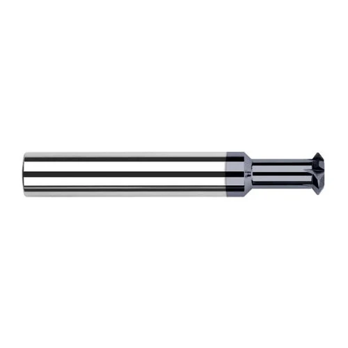 Harvey Tool 45804-C3 | 1/16" Diameter x 0.0350" Cutting Width x 1/8" Shank 90 Degree Included Angle Shank Connection AlTiN Coated Solid Carbide Double Angle Cutter