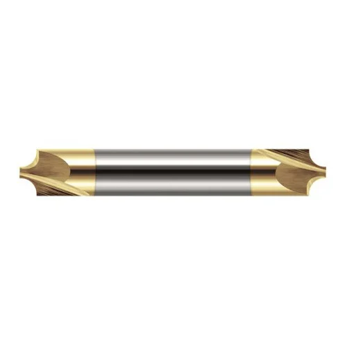 Harvey Tool 46067-C1 | 3/16" Diameter x 3/16" Shank x 2" OAL 0.0470" Tip Diameter 2FL TiN Coated Solid Carbide Double End Corner Rounding End Mill