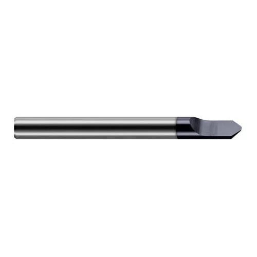 Harvey Tool 48430-C3 | 90 Degree Point Angle 1/4" Shank x 0.1230" LOC x 2-1/2" OAL AlTiN Coated Solid Carbide Radius Point Engraving Cutter