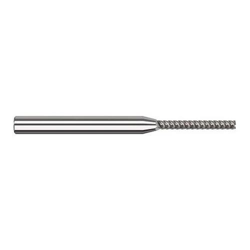 Harvey Tool 67200 | 0.1000" Diameter x 1/8" Shank x 0.8000" LOC x 2-1/2" OAL 5FL Uncoated Carbide Single End Mill